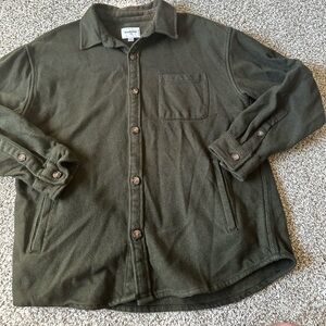 Goodfellow & Co Olive Green Button Light Jacket